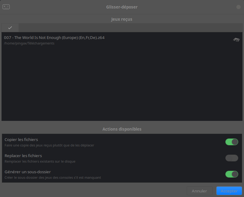 Geode-Gem : ajout d'une rom